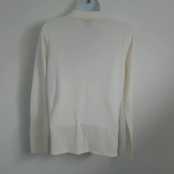 Retro Tradition Cream Knit Sweater,  S - Picture 5 of 7